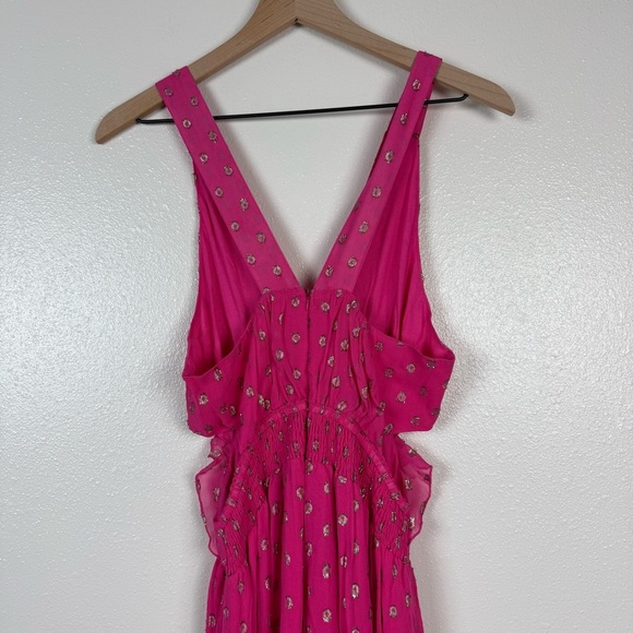 En Crème Pink And Gold Maxi Dress - Picture 6 of 10